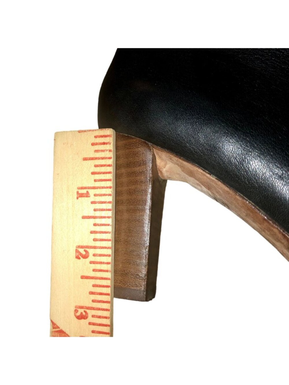 Ann Taylor Black Leather Ankle Booties Womens 6M Side Zip Block Heel Used - Picture 10 of 16